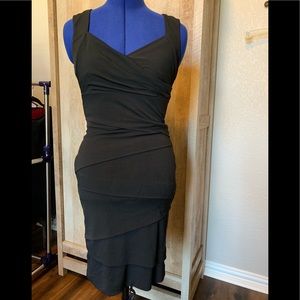 Slimming little black dress. Excellent condition!